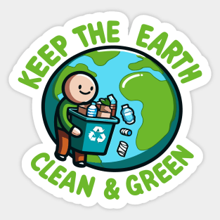 Eco-friendly Recycling: Grow Green Sticker